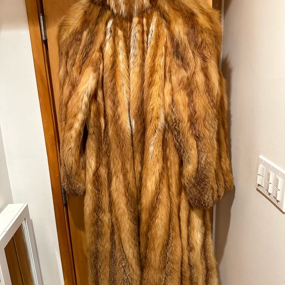 Vintage Fox Fur Coat 80s XXL - Picture 2 of 5